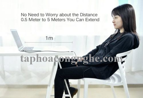 Ugreen 10773 0.5M màu Trắng Cáp âm thanh 3.5mm nối dài đầu nhôm AV118 30010773